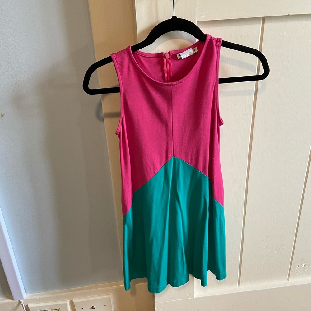 cute two color dress